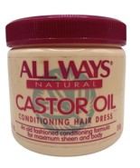 All Ways Natural CASTOR OIL Conditioning Hair Dress AllWays Super Gro 5.... - $652.74 MXN