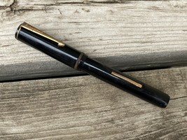 Vintage Black PENMAN Fountain Pen 4.5&quot; Lever Fill - $17.77