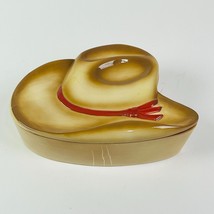 Vintage Home Presents Western Shaped Cowboy Hat 2 QT Baking Dish With Lid - £51.44 GBP