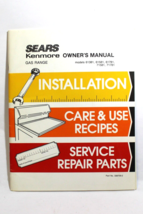 Sears Kenmore Gas Range Owners Manual 61381 61581 61781 71581 71781 PREOWNED - £15.71 GBP