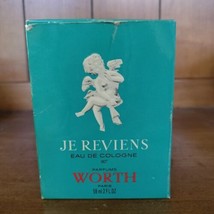 Je Reviens By Worth Eau De Cologne Vintage Perfume 2 Fl Oz Vintage In Box French - £50.07 GBP