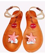 Katy Perry Orange Starfish Geli Sandals Size 8 New - $29.10