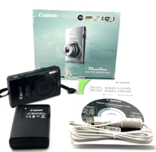 Canon PowerShot ELPH 320 HS Digital Camera Black 16.1MP 5x Zoom WiFi Mint IOB - £261.92 GBP