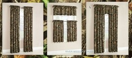 Mossy Oak Break-Up Infinity Window Curtain Panels,Set of 2 or Valance-Choice-NEW - £15.43 GBP+