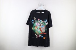 Vintage 90s Mens Large Spell Out The Ren &amp; Stimpy Show Short Sleeve T-Shirt USA - $188.05