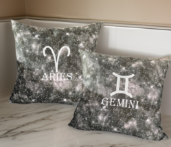 Zodiac Sign Accent Pillow Cover / Throw Pillow Cover - £14.15 GBP+