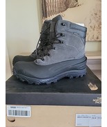 THE NORTH FACE Men&#39;s Chilkat IV Waterproof Winter Snow Boots Gray Size 12.5 - $150.02 CAD