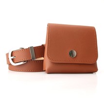 Belts Fashionable Versatile With Small Bags PU Leather Women&#39;s Belt With Detacha - £49.22 GBP