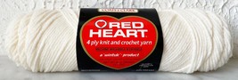 Vintage Red Heart Wintuk Orlon Acrylic 4 Ply Yarn - Partial Skein Off White #3 - £4.76 GBP