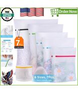 Ultimate 7-Pack Mesh Laundry Bags with AUTO-Lock Zipper - Delicates Prot... - $245.43 MXN
