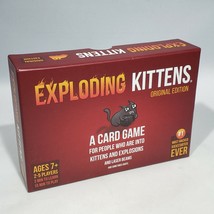 Exploding Kittens Card Game Original Edition Ages 7+ 2-5 Players EUC Complete - £10.18 GBP