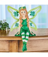 St Patricks Day Celtic Fairy Table Sitter Figurine Centerpiece Shamrock ... - $447.64 MXN
