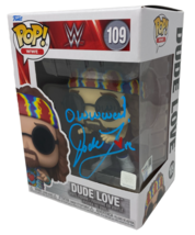 Dude Love Mick Foley Autographed &quot;OWWW!&quot; WWE #109 Funko Pop Figurine Fan... - $139.00