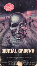 BURIAL GROUND (vhs) churchyard zombies attack country club party, OOP - £27.96 GBP