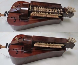 Hurdy Gurdy 6 Strings 24 Keys Hand Organ Handmade image 5