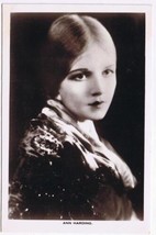 Celebrity Postcard RPPC Ann Harding Original 1930s Long Acre American Actor - $7.91