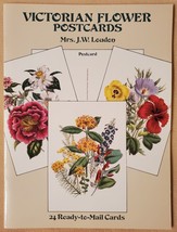 Victorian Flower Postcards: 24 READY-TO-MAIL Cards Card By J. W. Loudon 1995 - £17.05 GBP