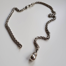 David Yurman Pendant Necklace in Sterling Silver 925 DAMAGED  - $346.50