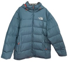 The North Face Men’s Puffer Jacket Parka Coat 600 FILL Grayish Blue Size... - £105.43 GBP