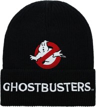 Heroes Inc Ghostbusters Black Logo Beanie Hat - £11.06 GBP