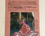 1987 Polynesian Cultural Center Vintage Print Ad Advertisement Hawaii pa18 - £6.97 GBP