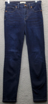 Madewell Jeans Womens Size 27 Blue Denim Pockets Mid Rise Skinny Leg Flat Front - $20.29