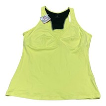 NEW Mar Rio Fitness Lime Green Women’s Athletic Tank Top Large Dr Fit Workout - £10.44 GBP