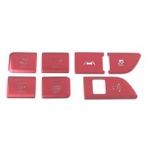For  Carnival KA4 2021 2022 Aluminum Alloy Headlight Switch Button Sticker Cover - £36.70 GBP