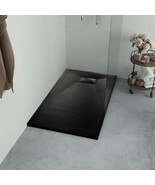 vidaXL Shower Base Tray SMC Black 35.4&quot;x35.4&quot; - £214.68 GBP