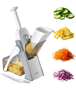 Adjustable Mandoline Slicer with Hand Guard, Vegetable &amp; Potato Slicer, ... - $43.70