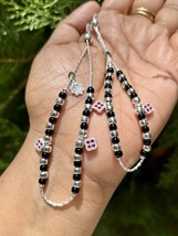 2 piezas 999 plata mal de ojo tobillera, amuleto ajustable Nazariya para... - $44.17