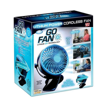 Go Fan Plastic Cordless Rechargeable Fan - £23.47 GBP