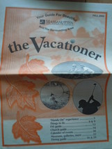 The Vacationer Massanutten Virginia 2002 - £3.92 GBP