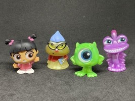 Disney Doorables Lot of 4 Figures Monsters Inc Boo Mike Roz Randall Just Play - £8.54 GBP