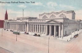 Pennsylvania Railroad Station New York NY Postcard A02 - £2.33 GBP