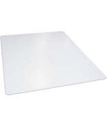 Office Chair Mat For Low Pile Carpet Clear Rectangle 46&quot;x 60&quot; NEW - £88.52 GBP