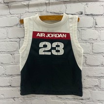 Nike Air Jordan 23 Tank Top Boys Toddler 2T Black White Red - $15.84