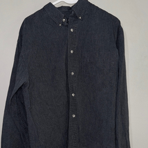 Men&#39;s Charcoal Gray Button-Up Shirt - $11.76