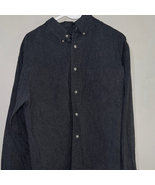 Men&#39;s Charcoal Gray Button-Up Shirt - $215.41 MXN