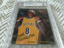 1996/ 97 Kobe Bryant Rookie Metal # 137 Beckett 8 Near Mint / Mint !! - £150.28 GBP