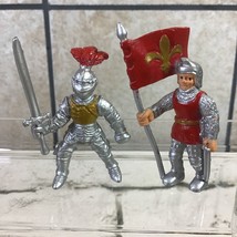 Safari Ltd Medieval Knights Great Sword Pikeman Figures Lot Of 2 - £4.58 GBP