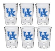 University of Kentucky Wildcats 110102 Fluted Double Shot Glass 3 oz Set... - $909.57 MXN