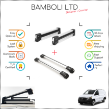 Bamboli 19&quot; Ski Carrier &amp; Silver Cross Bar Set For Mercedes Metris 16-Up 4 pcs - £163.12 GBP