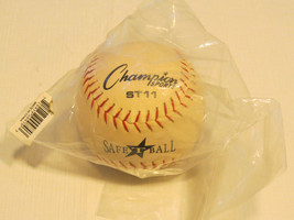 1 softball Champion Sports ST11 SafeTBall sponge core 11 inch official N... - $15.43