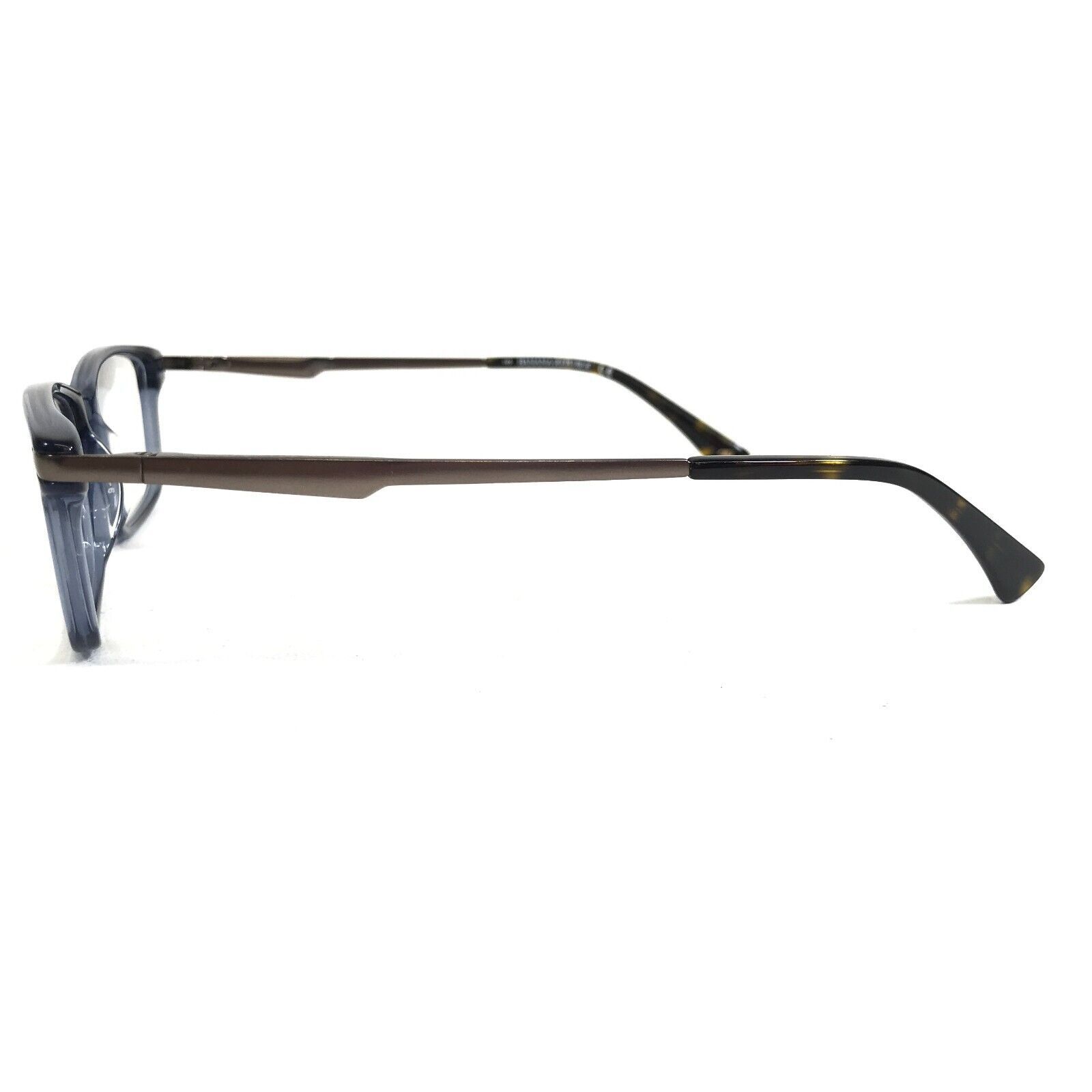 Banana Republic Eyeglasses Frames BERNARD OXZ Gunmetal Grey Clear Blue