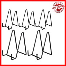 Matte Black 5 Pack Display Stands - 6 Inch Holders for Art &amp; Collectibles - $27.15