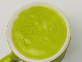 HLC Fiesta Green Mug Tom And Jerry Lemongrass Chartreuse USA - £9.63 GBP