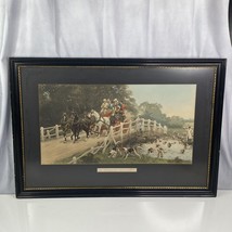 Antique Gilbert S Wright Signed &quot;A Summer Incident&quot; Matted Framed Art 33&quot;x22&quot; - £417.80 GBP