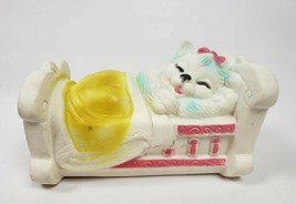 Childhood Interests Inc Vintage 1967 Kitty Cat Sleeping Rare Squeeze Squeak Toy - £26.17 GBP