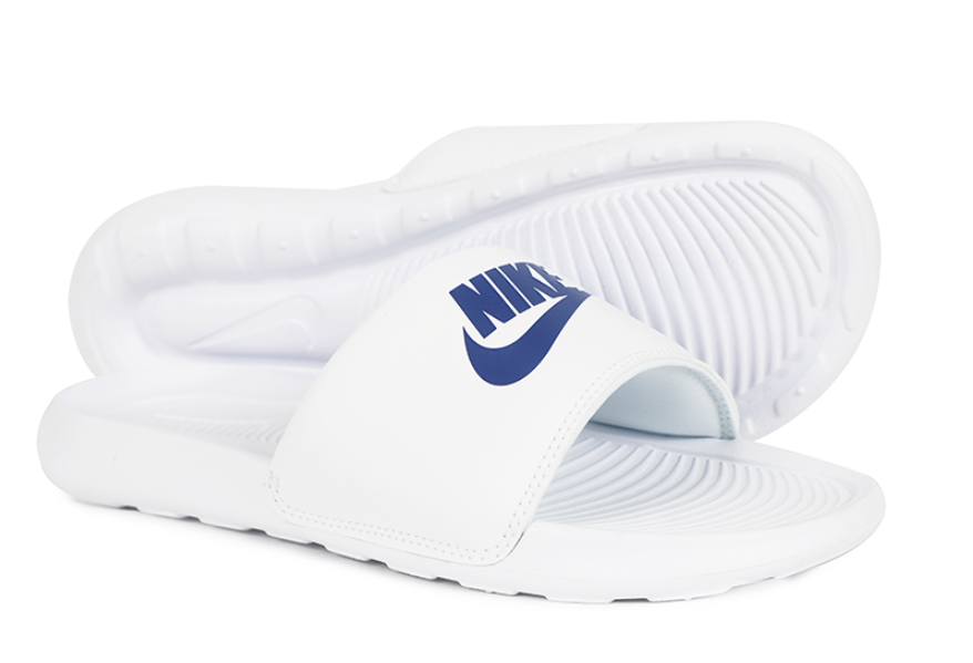 Nike Victori One Slide Men&#39;s Casual Slippers Gym Swim Slides White CN967... - $63.81